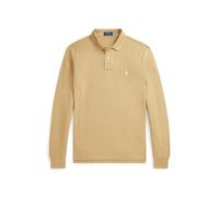 Tan Polo de piqué Custom Slim Fit S