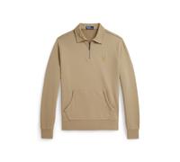 Tan Sudadera de algodón tipo rizo con cuello XL