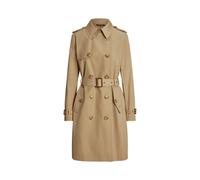 Tan Tallas Pequeña - Gabardina cruzada de mezcla de algodón M