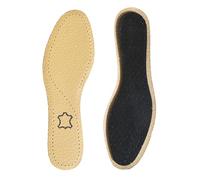 Tana Pure Leather Plantillas para zapatos - Cuero genuino con espuma de látex con carbón activado, insertos para calzado formal y de uso diario, hombre y mujer - EUR 40/41