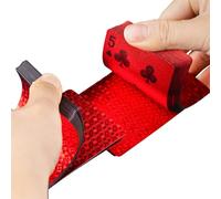 Tanakeji Baraja De Cartas De Color Rojo - 54 Cartas Impermeables para Año Nuevo 2026 Y Juego De Póker De Mesa,Clásicos - para Año Nuevo Chino Adultos Mujeres Hombres Reuniones Festivas Viajes Navidad