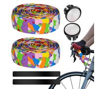 Tanakeji Cinta para manillar de bicicleta, con superficie antideslizante y función adhesiva, cinta de agarre para bicicleta de carretera, para el montaje para mejorar la comodidad de conducción y