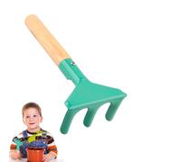 Tanakeji Herramientas De Jardinería para Niños,Herramientas de con Mango de Madera | Juego De De Jardín con Pala Y Horca,para Niños Y Niñas De 3 4 5 Años En Patio Piscina Casa Exterior