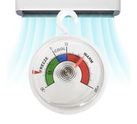 Tanakeji Medidor De Temperatura Para Exteriores | Instrumento De Medición Con Precisión Y Exactitud - Sensor de Temperatura Analógico - Para Patio Espacios Interiores Hogar Oficina Almacén Invernadero