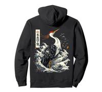 Tanchozuru Grulla Japonesa Japón Retrato Arte Sudadera con Capucha
