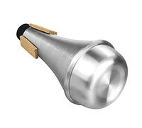 TANCUDER 1 PCS Silenciador de Aluminio de Trompeta Sordina de Trompeta de Práctica Silencio Recto de Trompeta Plata Trompeta Mute 135mm x 67mm Trompeta Silenciosa para Reducir Ruído