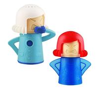 TANCUDER 2 PCS Limpiador de Microondas de Acción Rápida Limpiador a Vapor para Microondas con Agua y Vinagre Limpiador de Microondas Angry Mama sin Detergente para Horno Desodorización de Refrigerador