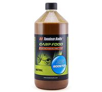 Tandem Baits Carp Food Zig Booster - Cebo para pesca de carpas sin esfuerzo, para pesca de peces grandes, accesorios para profesionales y pescadores aficionados, naturaleza, 1000 ml
