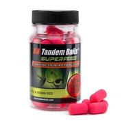 Tandem Baits Comida para pesca de carpa, Pop Ups Fluo Mini Dumbells Floating Chile y Robin Red