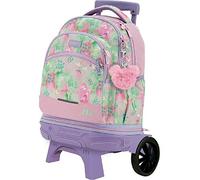 TANDEM Carro Compact Desmontable con Mochila, 35L, Ruedas Grandes y Silenciosas, 5 Compartimentos, Tirantes Ergonómicos, Bolsillo Lateral para Botella, Asa Acolchada Superior, Colección Imagine