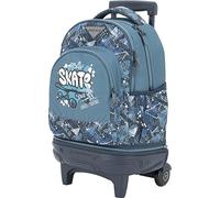 TANDEM Carro Compact Desmontable Mochila con Ruedas, Juventud Unisex, Multicolor, Estándar