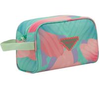 Tandem Neceser de Viaje isotermo Adaptable a Carro, Compartimento Principal con Cremallera Superior, Asas Lateral y Trasera, Compacto, Rosa Verde, 4 L