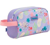 Tandem Neceser de Viaje isotermo Adaptable, Compartimento Principal con Cremallera Superior, Asas Lateral y Trasera, Lila Rosa, Capacidad 4 L