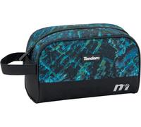 Tandem Neceser de Viaje isotermo Adaptable con Asas Laterales y Banda Trasera, Azul y Negro, 25 × 15,5 × 11 cm, Compartimento Principal con Cremallera Superior Capacidad 4 L
