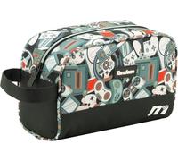 Tandem Neceser de Viaje isotermo Adaptable para Carro, Compartimento Principal con Cremallera, Asas Lateral y Trasera, Capacidad 4 L, Negro/Gris/Rojo