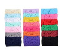 Tandilla de cabeza de niña con arcos Bows Bow Elastics de la cabeza de diada de recién nacidos para niñas infantiles para niños 20pcs niña