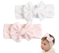 Tandillas para bebés 2 piezas 2 piezas de diadema bastante suave para niñas Tandillas de diadema elástica de niñas con big boy nylon nylon diadro accesorios para el cabello regalos para niños recién