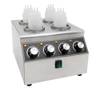 TaNeHaKi Calentador de salsa eléctrico de 4 vías 30 - 85 °C comercial