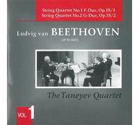 TANEYEV QUARTET (quartetto) - Beethoven:String Quartets 1&2