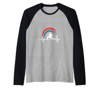 Tang Soo Do bandera coreana colores Camiseta Manga Raglan
