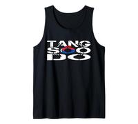 Tang Soo Do bandera coreana colores Camiseta sin Mangas