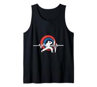 Tang Soo Do bandera coreana colores Camiseta sin Mangas