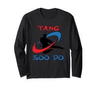 Tang Soo Do bandera coreana colores Manga Larga