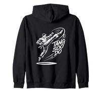 Tang Soo Do bandera coreana colores Sudadera con Capucha