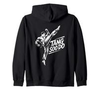 Tang Soo Do bandera coreana colores Sudadera con Capucha