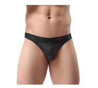 Tanga brillante para hombres, tanga T-back de baja altura de liquidez, bolsa de bulto sexy g string tanga jocksttrap, brillante para hombres debajo de las bragas para ropa club fiesta rave dancewear