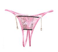 Tanga de Encaje Mujer Malla Transparente Lencería Costuras Bragas Transpirables Cómodas Misteriosa Elástica Y Transpirable n1