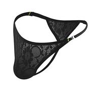 Tanga de Encaje para Hombre, Calzoncillos Transpirables en Lados, Calzoncillos Abiertos de deducción Bikini Playa Hombre