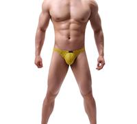 Tanga de hombre para hombre, ropa interior gay cómoda, tangas masculinas, bragas eróticas, bragas de espalda eróticas, de encaje, baja libertad de movimiento para el día a día o el deporte 2025
