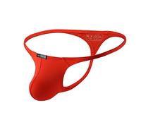 Tanga de tanga para hombre, ropa interior sexy para hombre, tanga, deporte, tanga, tanga, ropa interior, erótica, baja, bragas en T, espalda baja, bragas elásticas, hipster, O Orange, M