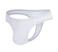 Tanga de tanga para hombre sexy calzoncillos gay, ropa interior cómoda, tanga masculina, bragas eróticas, transpirables, baja libertad de movimiento para el día a día o el deporte 2025, Blanco, XL