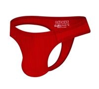 Tanga de tanga para hombre sexy calzoncillos gay, ropa interior cómoda, tanga masculina, bragas eróticas, transpirables, baja libertad de movimiento para el día a día o el deporte 2025, rojo, XXL