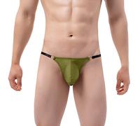 Tanga de tanga para hombre y hombre, ropa interior erótica, tanga, bikini, ropa interior deportiva, ropa interior transpirable, mini tangas, panty cómodo, verde, M