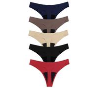 Tanga Menstruales Mujer,Menstrual Tangas A Prueba De Fugas,Bragas Incontinencia Lavable,Bragas Postparto,Menstruales Bikini Tanga,Algodon Underwear Panties For Teen Ladies Multipack XL