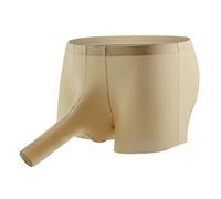 Tanga para hombre Elefante Lencería Sexy Hombres Lencería Erótica Hombre Elefante Calzoncillos Calzoncillos Tanga Tanga Divertida G-String Regalo 2025, beige, L