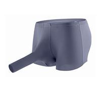Tanga para hombre Elefante Lencería Sexy Hombres Lencería Erótica Hombre Elefante Calzoncillos Calzoncillos Tanga Tanga Divertida G-String Regalo 2025, gris, L