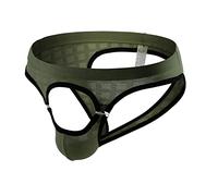Tanga para hombre, ropa interior sexy erótica para hombre, ropa interior deportiva, ropa interior atractiva, cómoda, suave, ropa interior deportiva, tanga, tanga, ropa interior sexy, Verde militar.,