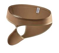 Tanga para hombre Sexy Ropa interior gay cómoda tanga masculina Tangas eróticas Calzoncillos transpirables Microfibra Libertad de movimiento para el día a día o deporte 2025, café, M