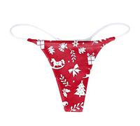 Tanga para mujer con espalda en T de cintura baja, de algodón, para un diseño seductor sin costuras como ropa interior de bikini, Rosa., S