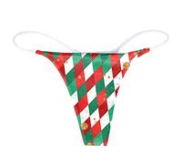 Tanga para mujer con espalda en T de cintura baja, de algodón, para un diseño seductor sin costuras como ropa interior de bikini, verde, XXL