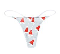 Tanga para mujer con espalda en T de cintura baja, de algodón, para un diseño seductor sin costuras como ropa interior de bikini, beige, XXL