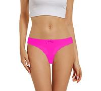 Tanga Sexy Mujer Seda Helada- Bragas sin costuras Cintura baja Cómodo Transpirable Color sólido Simple Slips Ligero Suave Y Elegante Casual De Todos Los Días Mini Shorty 2026