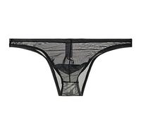 Tanga Transparente para Hombre, Ropa Interior de Malla Fina, Divertida para Relajarse o Seducción