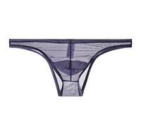 Tanga Transparente para Hombre, Ropa Interior de Malla Fina, Divertida para Relajarse o Seducción