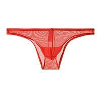 Tanga Transparente para Hombre, Ropa Interior de Malla Fina, Divertida para Relajarse o Seducción