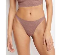 SLOGGI Tanga 'ZERO Feel Bliss' brocado / gris, Talla M